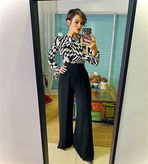 looks com pantalona preta